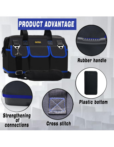 Bolsa de Herramientas FASTECH 47x21.8x32.5cm Impermeable