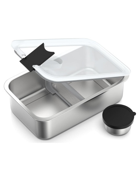 Caja de Almuerzo Bento Acero Inoxidable Bakpoco 1250ml Apta Microondas Caja de Almuerzo Bento Acero Inoxidable Bakpoco 1250ml Apta Microondas