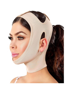 Banda de Compresión Facial Shape Concept para Mentoplastia - Beige 2