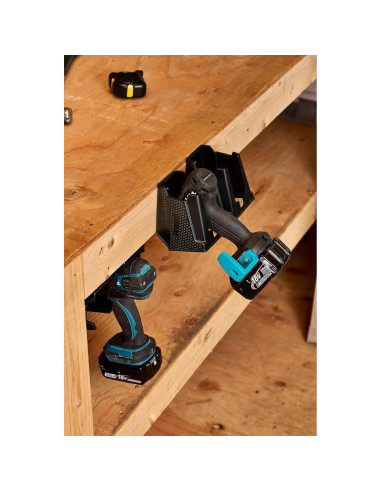 Soporte de Pared Universal para Taladros Caddy - 2-Pack Negro