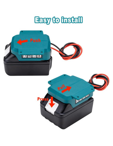Adaptador de Batería Makita 18V LXT para Rueda de Poder