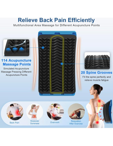 Estirador de Espalda MINOLL Ajustable 4 Niveles Alivio Dolor