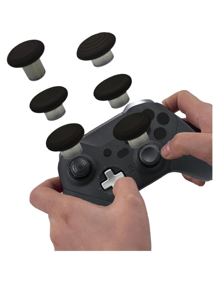 Reemplazo 6 en 1 Thumbsticks Magnéticos Xbox Elite 2 Negro Reemplazo 6 en 1 Thumbsticks Magnéticos Xbox Elite 2 Negro
