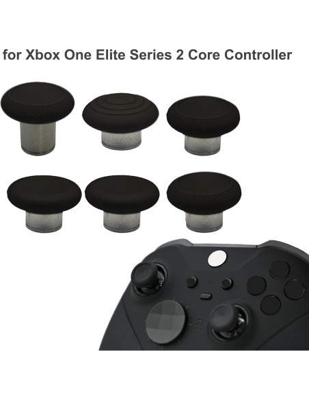 Reemplazo 6 en 1 Thumbsticks Magnéticos Xbox Elite 2 Negro Reemplazo 6 en 1 Thumbsticks Magnéticos Xbox Elite 2 Negro