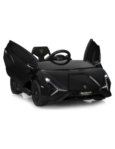 Coche Eléctrico para Niños Olakids Lamborghini SIAN 12V Negro