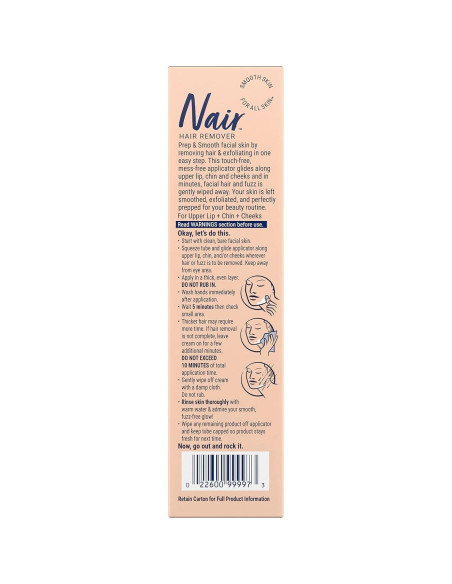 Crema Depilatoria Exfoliante Nair Prep & Smooth 50g para Mujeres Crema Depilatoria Exfoliante Nair Prep & Smooth 50g para Mujeres