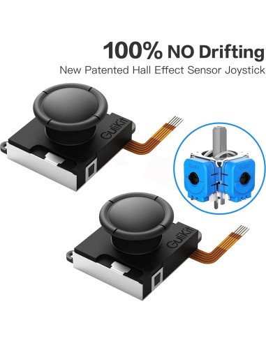 Joystick GuliKit Hall Switch para Joycon Switch y Lite - 4 Piezas