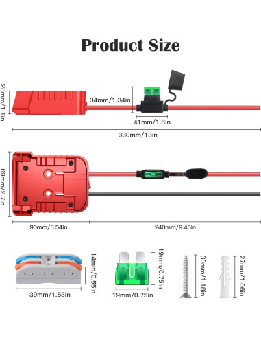 Adaptador de Rueda de Poder CHoiKWong para Batería Milwaukee M18 18V