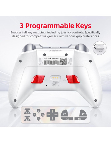 Controlador Inalámbrico BEITONG KP40 Bluetooth para PC y Switch