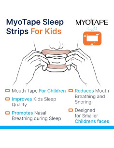 Tiras para dormir MyoTape S - Mejora respiración nasal 2