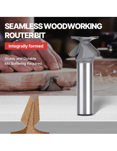 Punta de Router de Madera HUHAO R10, Cuchilla de Curvado