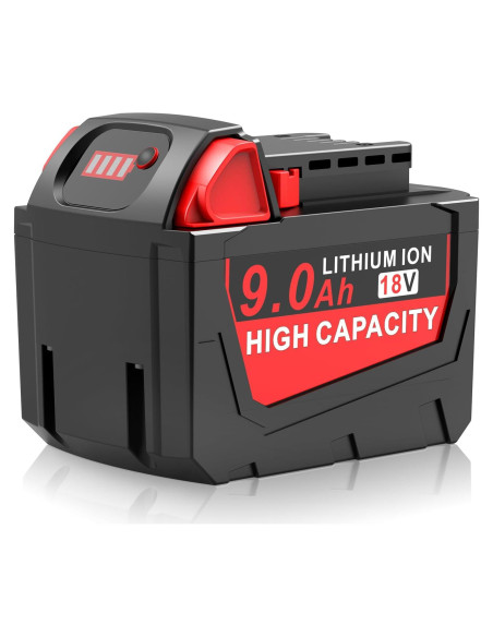 Batería de iones de litio 9.0Ah Milwaukee 18V MK-18 Batería de iones de litio 9.0Ah Milwaukee 18V MK-18