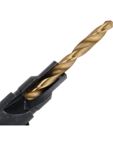 Juego de Brocas de Avellanado Muxsam 4 Piezas HSS Oro