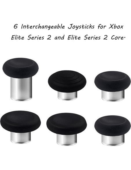 Juego de 6 Palancas Intercambiables Xbox Elite Series 2 - Negro Juego de 6 Palancas Intercambiables Xbox Elite Series 2 - Negro