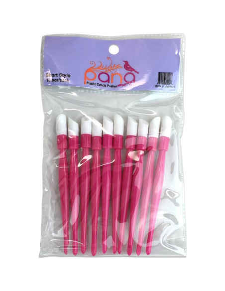Removedor de Cutículas Pana USA - 10 Piezas con Punta de Goma Removedor de Cutículas Pana USA - 10 Piezas con Punta de Goma
