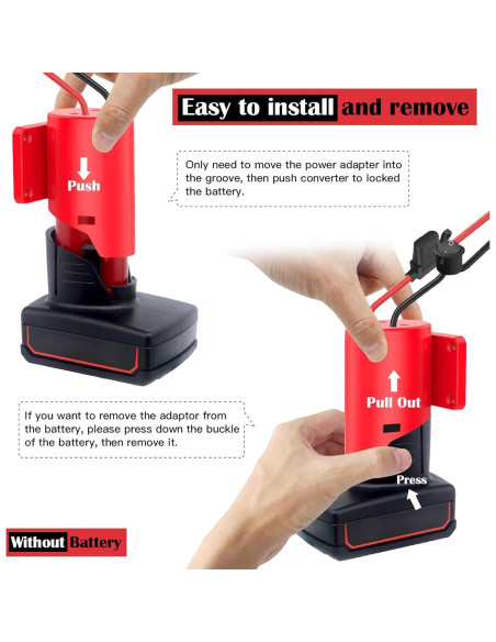 Adaptador de Rueda de Poder Milwaukee M12 - 2 Paquetes Adaptador de Rueda de Poder Milwaukee M12 - 2 Paquetes