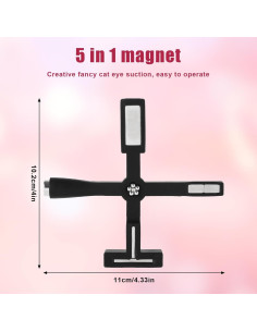 Herramienta Magnética para Uñas 5 en 1 NQEUEPN - Negro 2