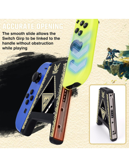 Agarre de Carga Rápida DLseego para Joycon Switch OLED - Negro Agarre de Carga Rápida DLseego para Joycon Switch OLED - Negro