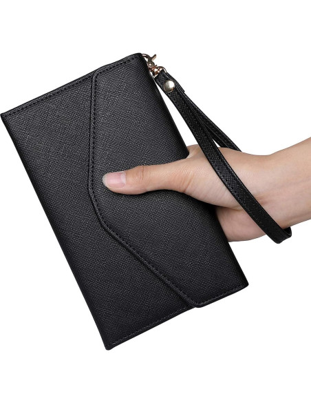 Portafolios de Pasaporte Zoppen Ver.5 con Bloqueo RFID Negro Portafolios de Pasaporte Zoppen Ver.5 con Bloqueo RFID Negro