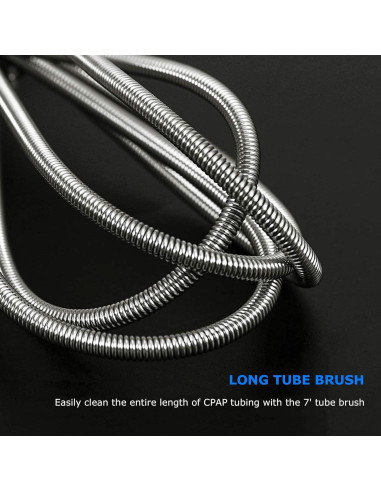 Cepillo de limpieza para tubo CPAP SUNMU 2.13 m flexible