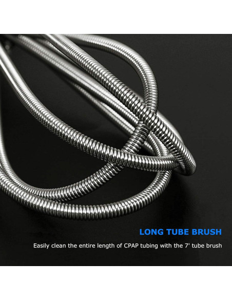 Cepillo de limpieza para tubo CPAP SUNMU 2.13 m flexible Cepillo de limpieza para tubo CPAP SUNMU 2.13 m flexible