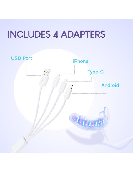 Kit Blanqueamiento Dental VieBeauti 32X LED + Gel 5.9ml Kit Blanqueamiento Dental VieBeauti 32X LED + Gel 5.9ml