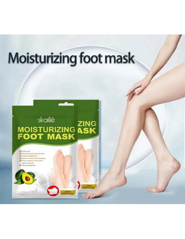 Mascarilla Hidratante para Pies Skailie - 1 Par, Hidratación Intensiva