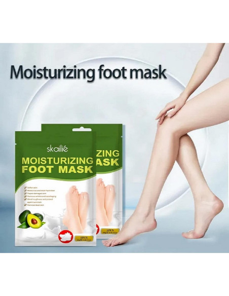 Mascarilla Hidratante para Pies Skailie - 1 Par, Hidratación Intensiva Mascarilla Hidratante para Pies Skailie - 1 Par, Hidratación Intensiva