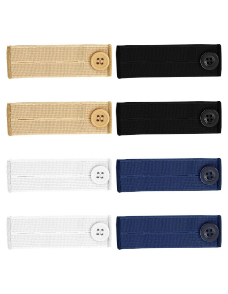 Extensores de Cintura Ajustables Larrel 8PCS para Pantalones Extensores de Cintura Ajustables Larrel 8PCS para Pantalones