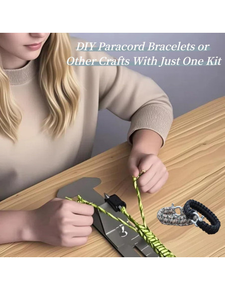 Kit de herramientas KOKKOYA para hacer pulseras Paracord 10-35 cm Kit de herramientas KOKKOYA para hacer pulseras Paracord 10-35 cm