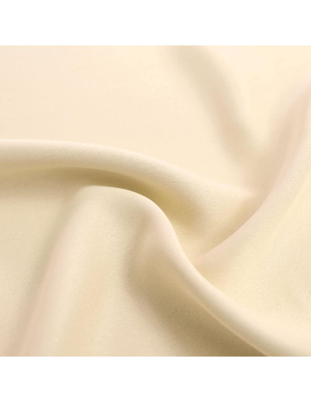 Cortinas Beige Blackout y Sheer SOFJAGETQ 2 Pcs 54" Cortinas Beige Blackout y Sheer SOFJAGETQ 2 Pcs 54"