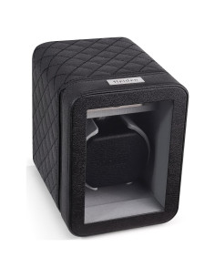 Enrollador de Relojes Heiden Monaco - Cuero Negro - 12 Configuraciones