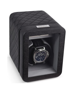 Enrollador de Relojes Heiden Monaco - Cuero Negro - 12 Configuraciones 2