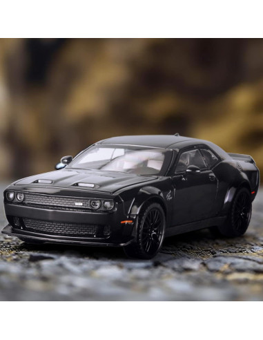 Coche de Juguete Hellcat OANMYJJO 15.8x7.1x4.7cm con Luz y Sonido