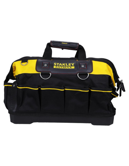 Bolsa de Herramientas Stanley FatMax 46 cm, 600 Denier, Negro/Amarillo Bolsa de Herramientas Stanley FatMax 46 cm, 600 Denier, Negro/Amarillo