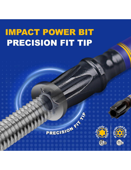 Juego de Puntas Torx de Seguridad 31 Piezas GEINXURN S2 Juego de Puntas Torx de Seguridad 31 Piezas GEINXURN S2