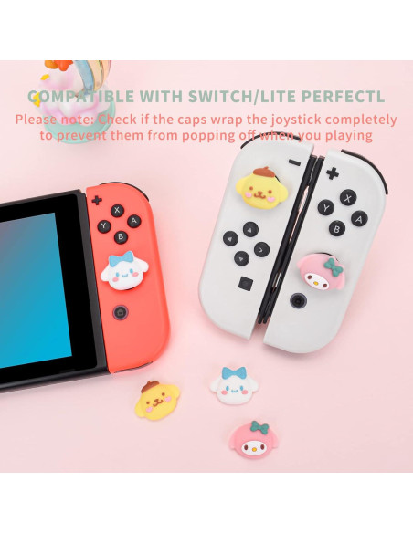Tapas de Agarre para Pulgar DLseego para Switch Lite y OLED Tapas de Agarre para Pulgar DLseego para Switch Lite y OLED