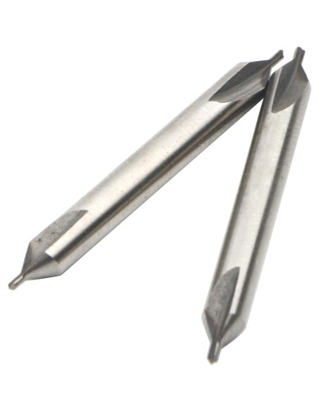 Juego de Brocas de Centro HSS JIUWU 1.0mm x 4mm Conicidad 60 Juego de Brocas de Centro HSS JIUWU 1.0mm x 4mm Conicidad 60