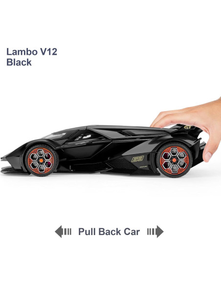 Coche de Juguete V12 SASBSC 1:22 Metal con Luz y Sonido Coche de Juguete V12 SASBSC 1:22 Metal con Luz y Sonido