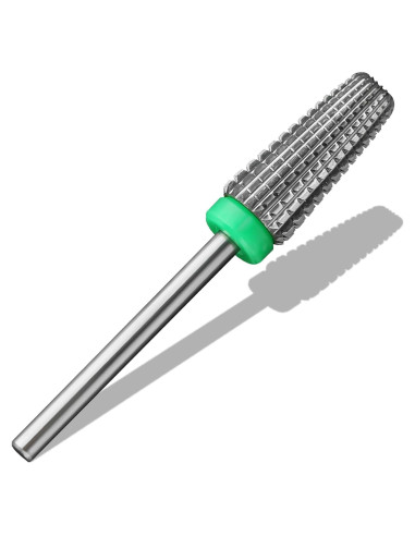Brocas para Uñas 5 en 1 Carburo Tungsteno Grueso Plata