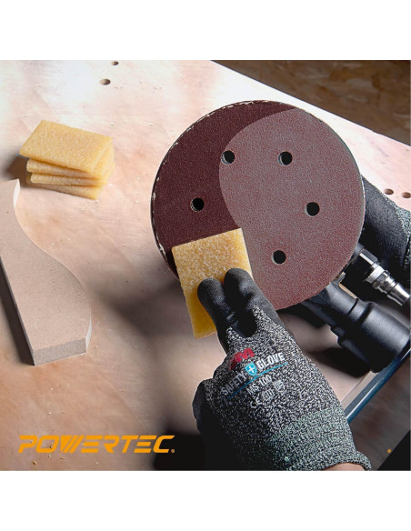 Bloques de Limpieza Abrasiva POWERTEC 5PK - 7 cm Bloques de Limpieza Abrasiva POWERTEC 5PK - 7 cm