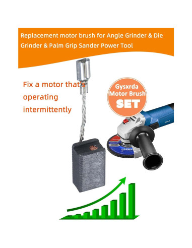 4 Cepillos de Carbono para Bosch GWS 7-115 y 1380
