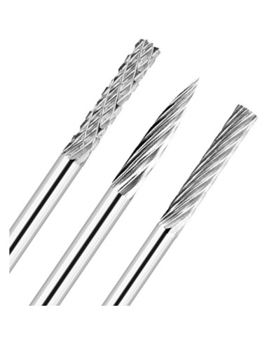 Juego de 20 Fresas de Carburo 2.35 mm Luo ke para Dremel
