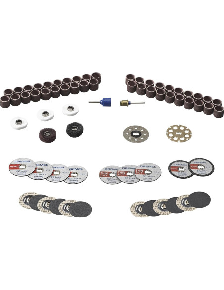 Dremel EZ725 Kit de Accesorios Rotativos 70 Piezas con Almacenamiento Dremel EZ725 Kit de Accesorios Rotativos 70 Piezas con Almacenamiento