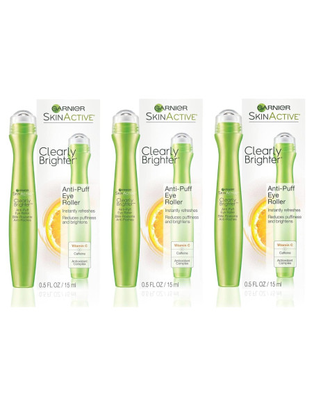 Garnier Clearly Brighter Roller Gel para Ojos 3x15ml - Anti-Ojeras Garnier Clearly Brighter Roller Gel para Ojos 3x15ml - Anti-Ojeras