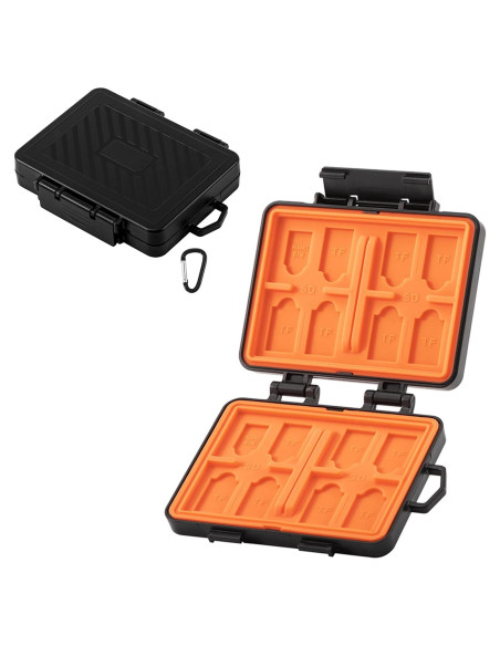 Estuche Universal Lichifit para Tarjetas de Memoria 24 Ranuras Estuche Universal Lichifit para Tarjetas de Memoria 24 Ranuras