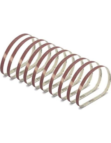 Cintas de Lijado 1/2" x 30.48 cm Zivisk 20 Piezas Granos Finos Cintas de Lijado 1/2" x 30.48 cm Zivisk 20 Piezas Granos Finos