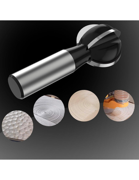 Fresa Esférica 12mm ROOCBIT Caja Cove 4 Flutas Carburo Fresa Esférica 12mm ROOCBIT Caja Cove 4 Flutas Carburo