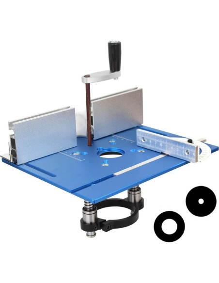Placa de Inserción para Mesa de Router KETIPED 240x200 mm Azul Placa de Inserción para Mesa de Router KETIPED 240x200 mm Azul