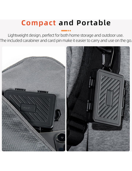 Estuche Universal Lichifit para Tarjetas de Memoria 24 Ranuras Estuche Universal Lichifit para Tarjetas de Memoria 24 Ranuras